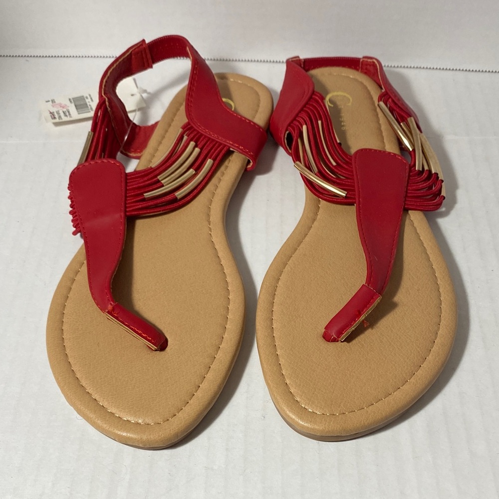 Women’s Red Thong Sandals